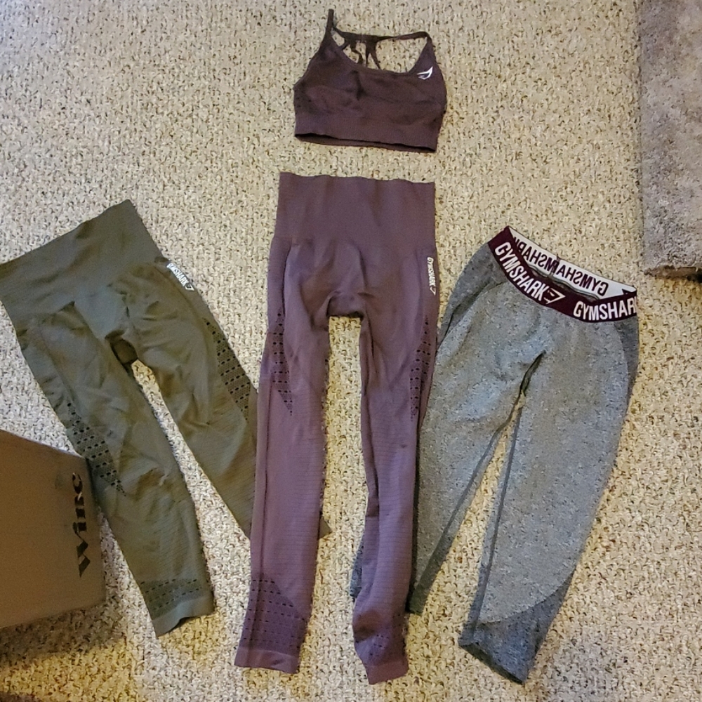 Gymshark legging bundle with one set